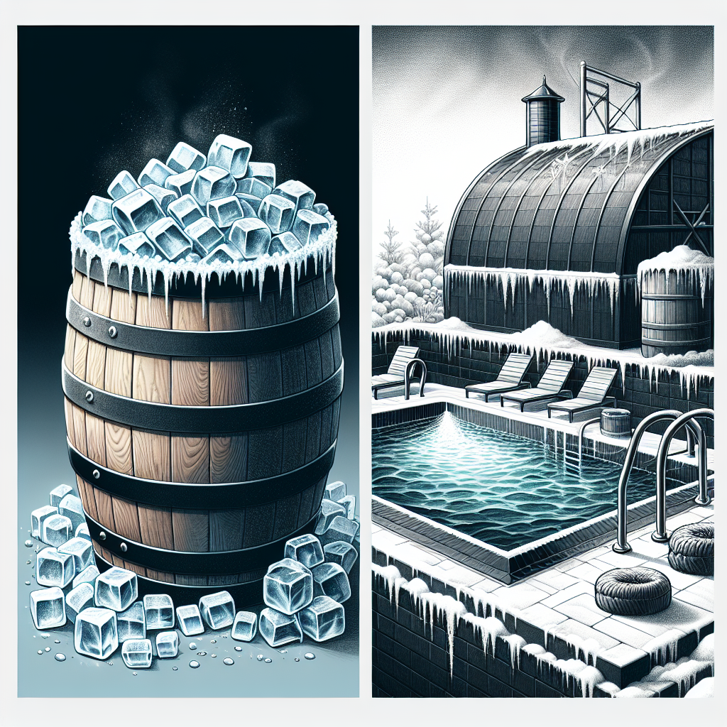 Ice Barrel vs Cold Plunge: A Detailed Comparison